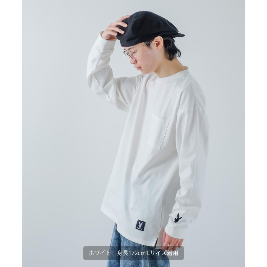 PLAYBOY（プレイボーイ） ロンT 長袖Tシャツ メンズ ワンポイント