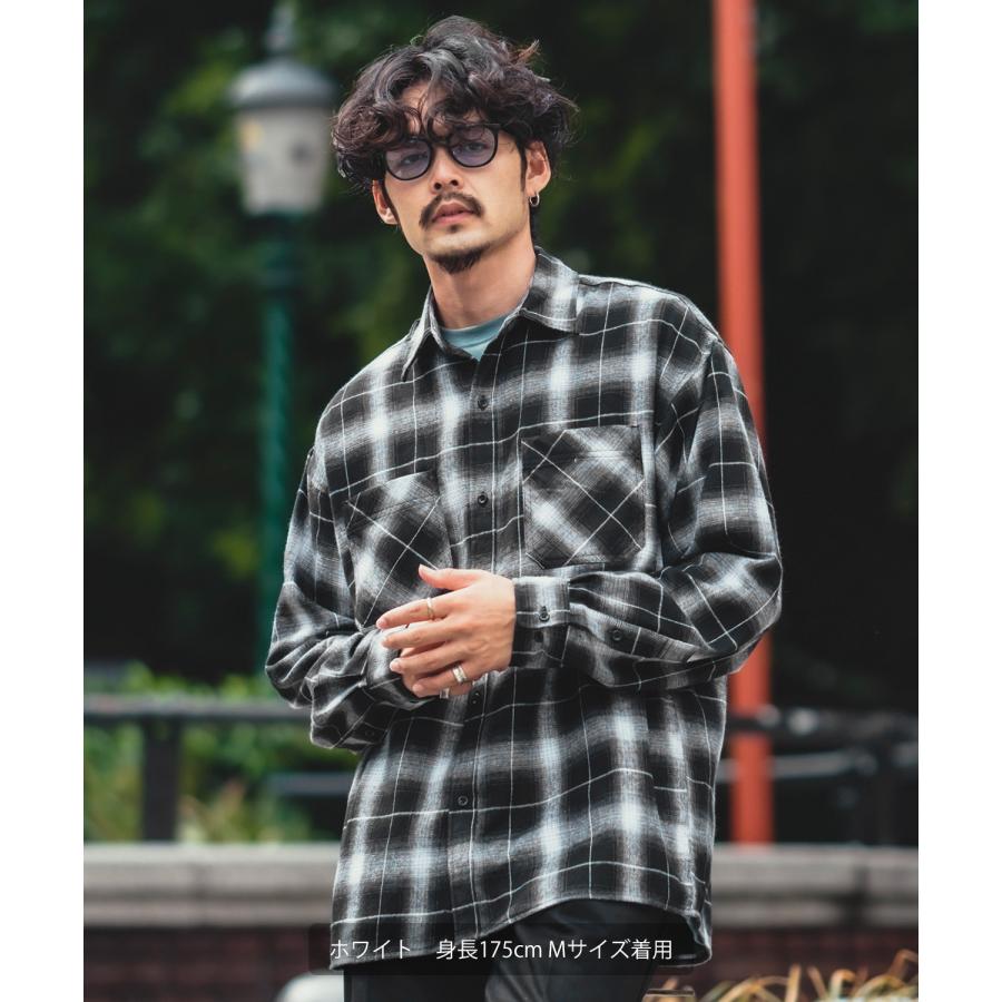 improves 長袖シャツ メンズ オンブレ チェックシャツ 長袖 improves 長袖シャツ メンズ オンブレ チェックシャツ 長袖