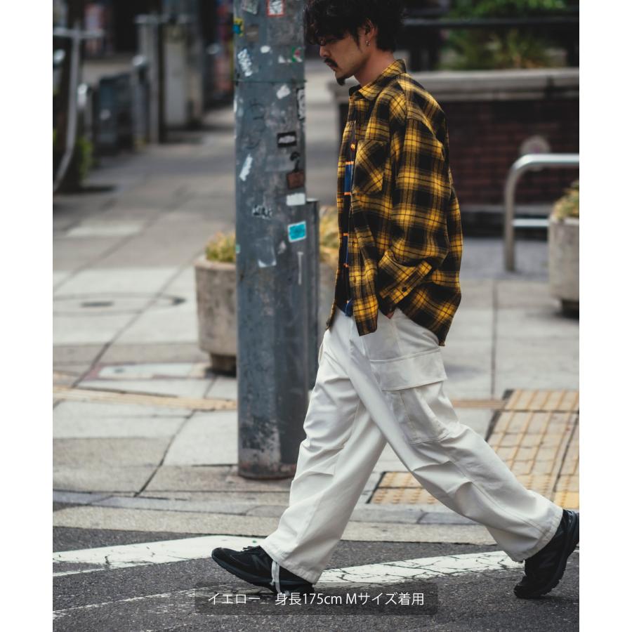 improves（インプローブス） 長袖シャツ メンズ オンブレ チェック