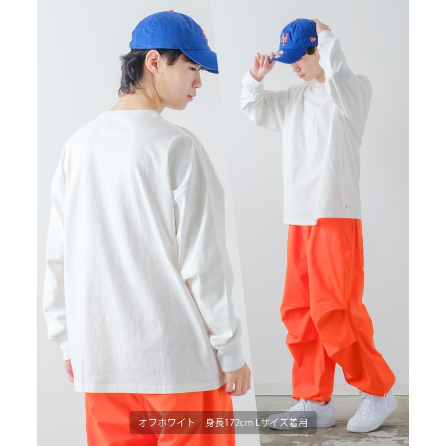 長袖Tシャツ メンズ USコットン 無地 ロンT フットボールTシャツ カットソー ポケT オーバーサイズ 大きめ シンプル カジュアル アメカジ ストリート | improves | 14
