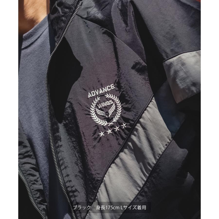 ナイロンジャケット メンズ ミリタリー ウインドブレーカー ブルゾン トレーニングジャケット ジャンパー ビッグサイズ オーバーサイズ 古着MIX ストリート | improves | 13