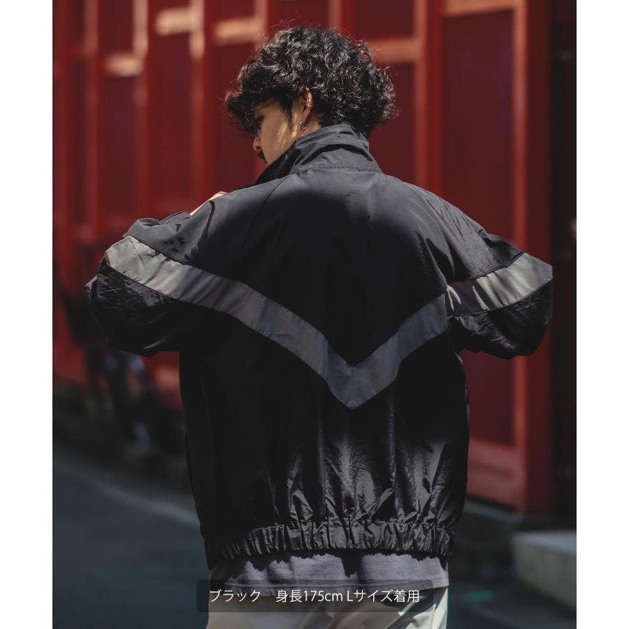 ナイロンジャケット メンズ ミリタリー ウインドブレーカー ブルゾン トレーニングジャケット ジャンパー ビッグサイズ オーバーサイズ 古着MIX ストリート | improves | 15