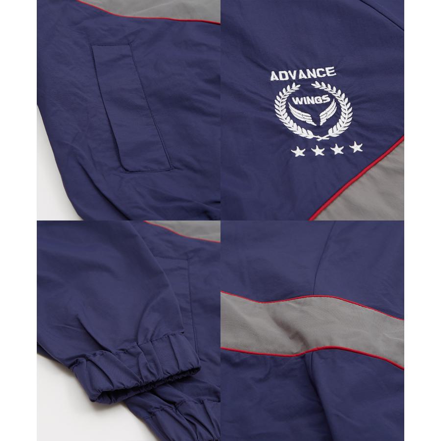 ナイロンジャケット メンズ ミリタリー ウインドブレーカー ブルゾン トレーニングジャケット ジャンパー ビッグサイズ オーバーサイズ 古着MIX ストリート | improves | 19