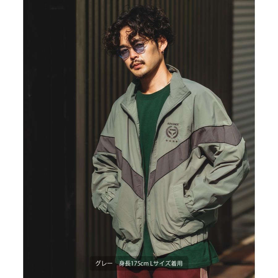 ナイロンジャケット メンズ ミリタリー ウインドブレーカー ブルゾン トレーニングジャケット ジャンパー ビッグサイズ オーバーサイズ 古着MIX ストリート | improves | 09