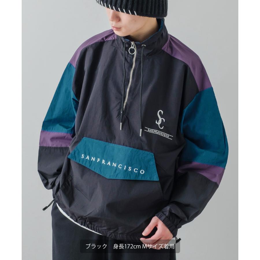 improves（インプローブス） ナイロンジャケット メンズ ハーフジップ