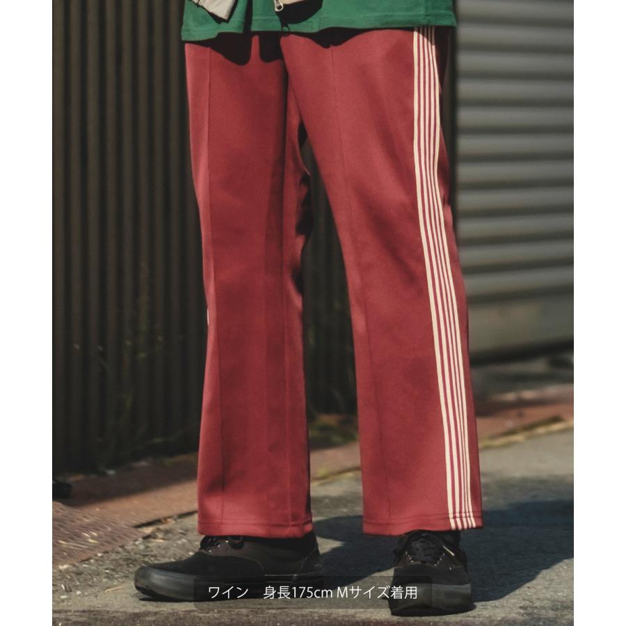 ジャージパンツ メンズ サイドライン 刺しゅう イージーパンツ ピンタック ゴムウエスト ストリート セミワイド ラインパンツ 古着MIX ストリート 韓国 | improves | 14