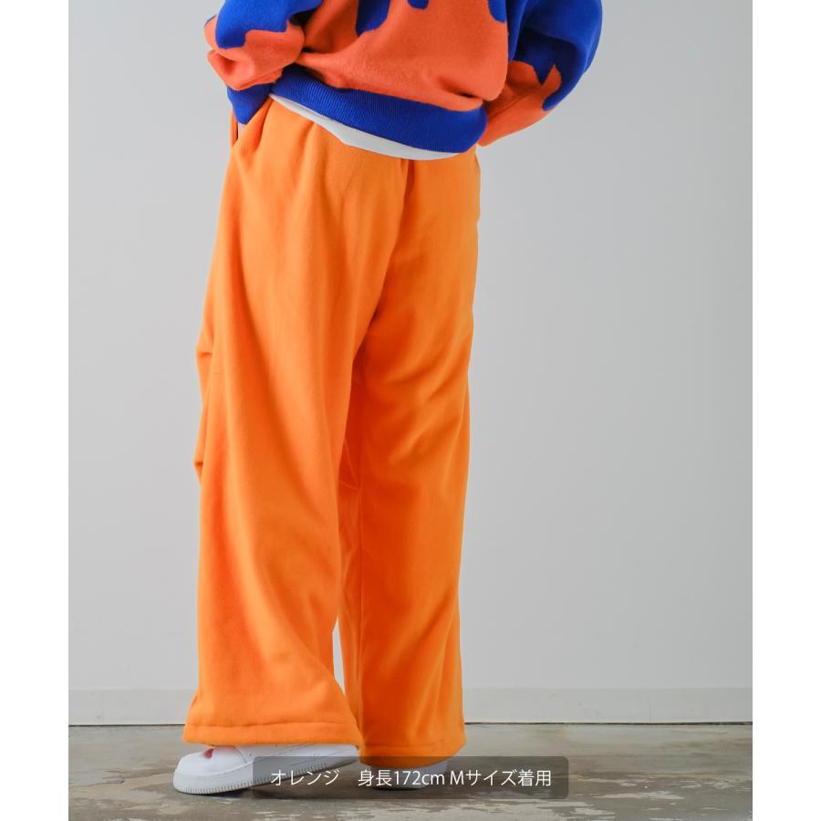 リブパンツ メンズ マイクロフリース バルーンシルエット イージーパンツ ボトムス オーバーサイズ ゆったり 大きいサイズ ストリート 韓国 | improves | 08