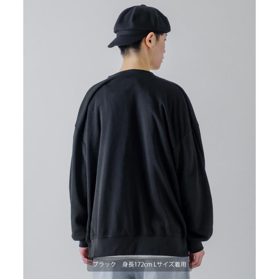 カーディガン メンズ 裏起毛 フリース スウェット スエット Vネック オーバーサイズ 古着MIX シンプル 大人 カジュアル  ベーシック ナチュラル | improves | 15