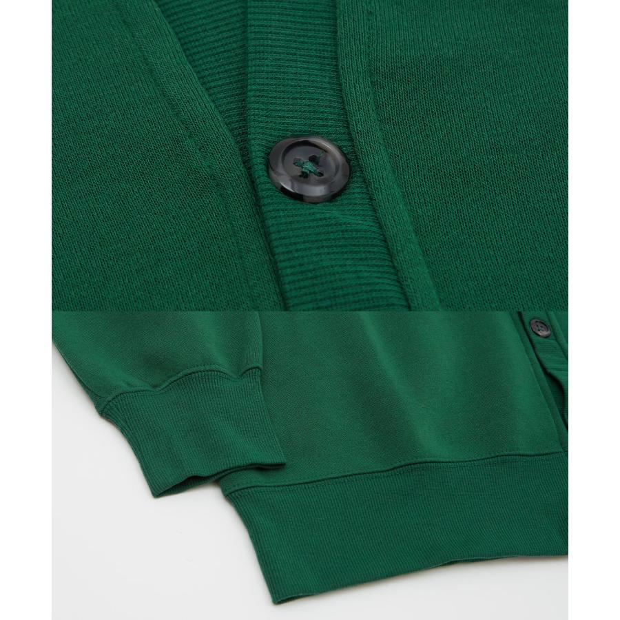 カーディガン メンズ 裏起毛 フリース スウェット スエット Vネック オーバーサイズ 古着MIX シンプル 大人 カジュアル  ベーシック ナチュラル | improves | 18