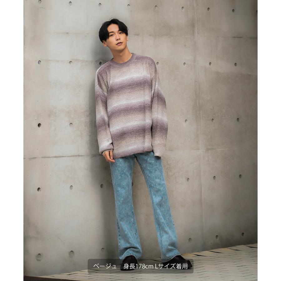improves（インプローブス） ニットセーター メンズ グラデーション