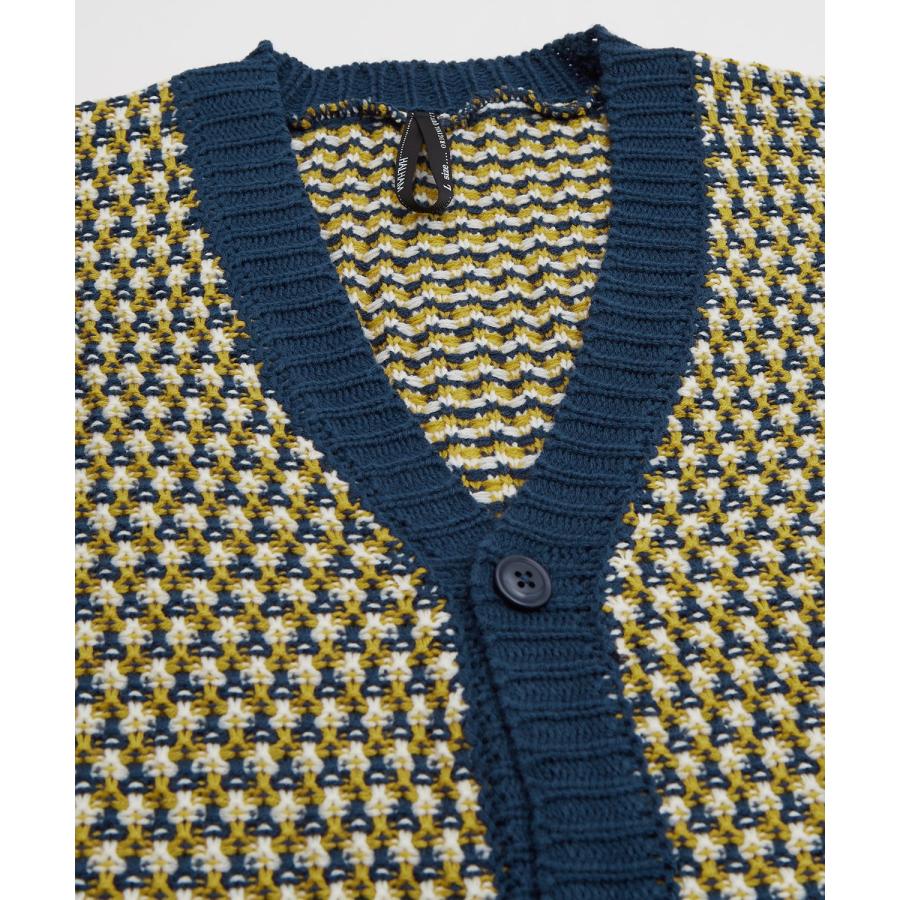 カーディガン メンズ 3色 シャギー ジャガード バルーン シルエット 大きいサイズ オーバーサイズ 古着MIX きれいめカジュアル ストリート 韓国ファッション | improves | 19