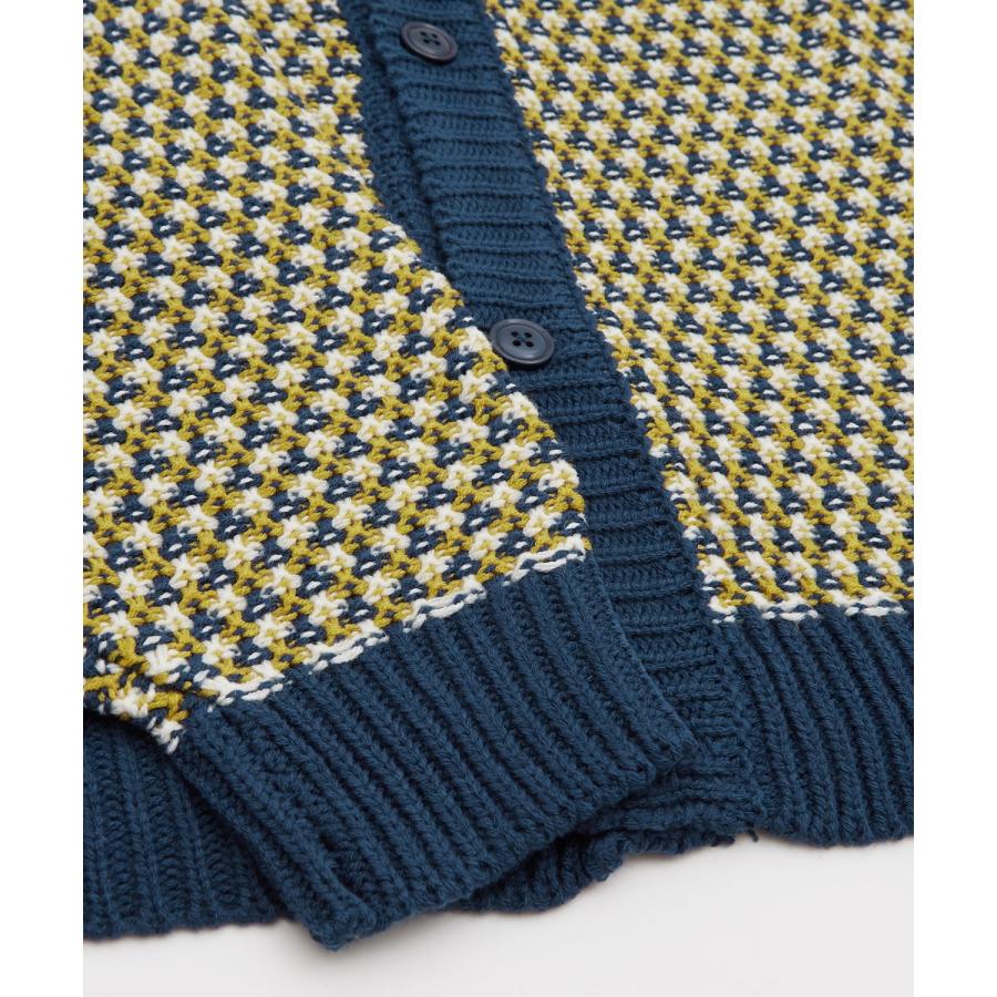 カーディガン メンズ 3色 シャギー ジャガード バルーン シルエット 大きいサイズ オーバーサイズ 古着MIX きれいめカジュアル ストリート 韓国ファッション | improves | 21