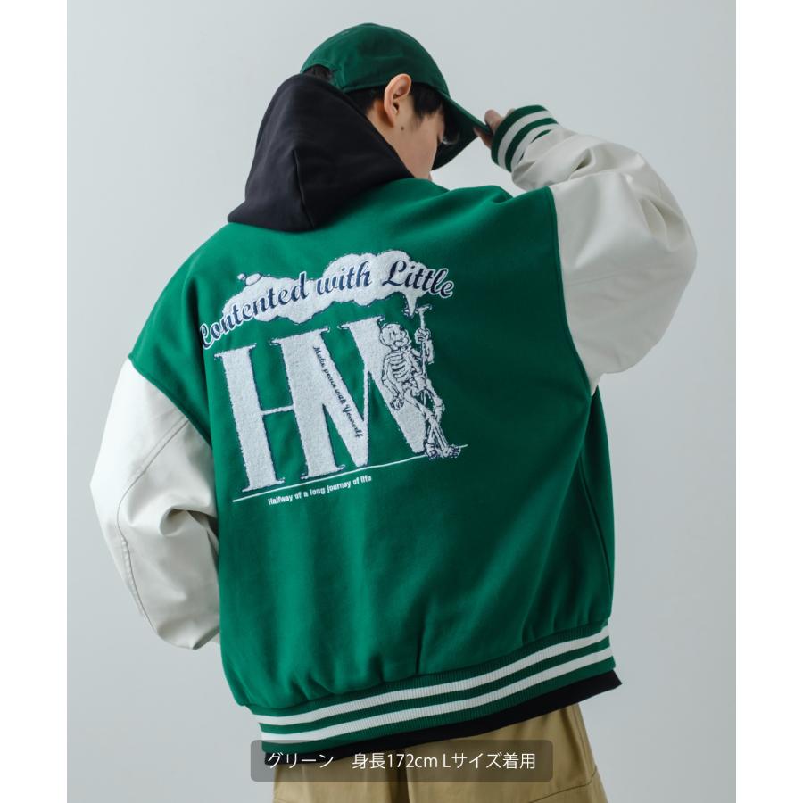 improves（インプローブス） スタジャン メンズ サガラ ロゴ 刺しゅう