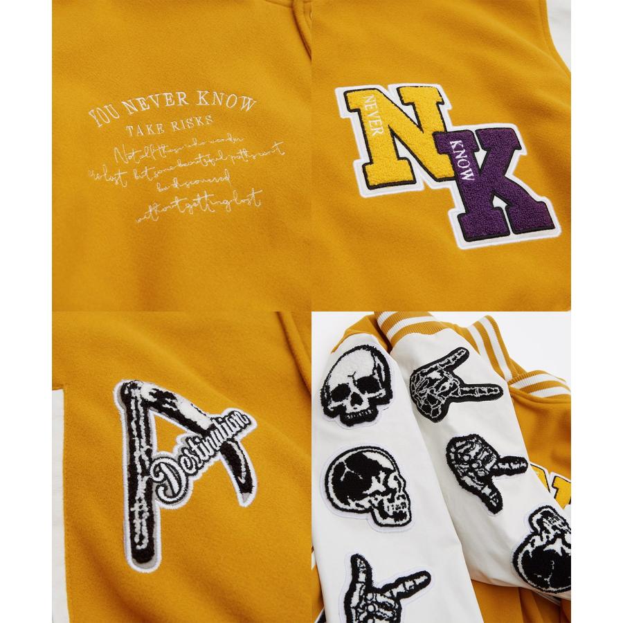 即完売したスタジャン☆早い者勝ち！新品未使用 improves スタジャン メンズ サガラ ロゴ 刺しゅう スタジアム