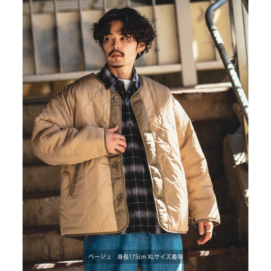 improves（インプローブス） キルティングジャケット メンズ ボア