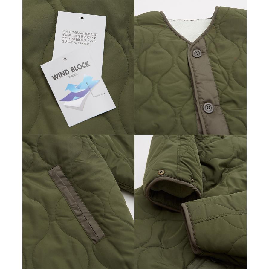 improves（インプローブス） キルティングジャケット メンズ ボア