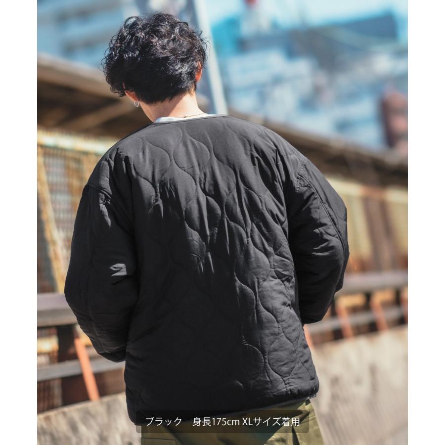 improves（インプローブス） キルティングジャケット メンズ ボア