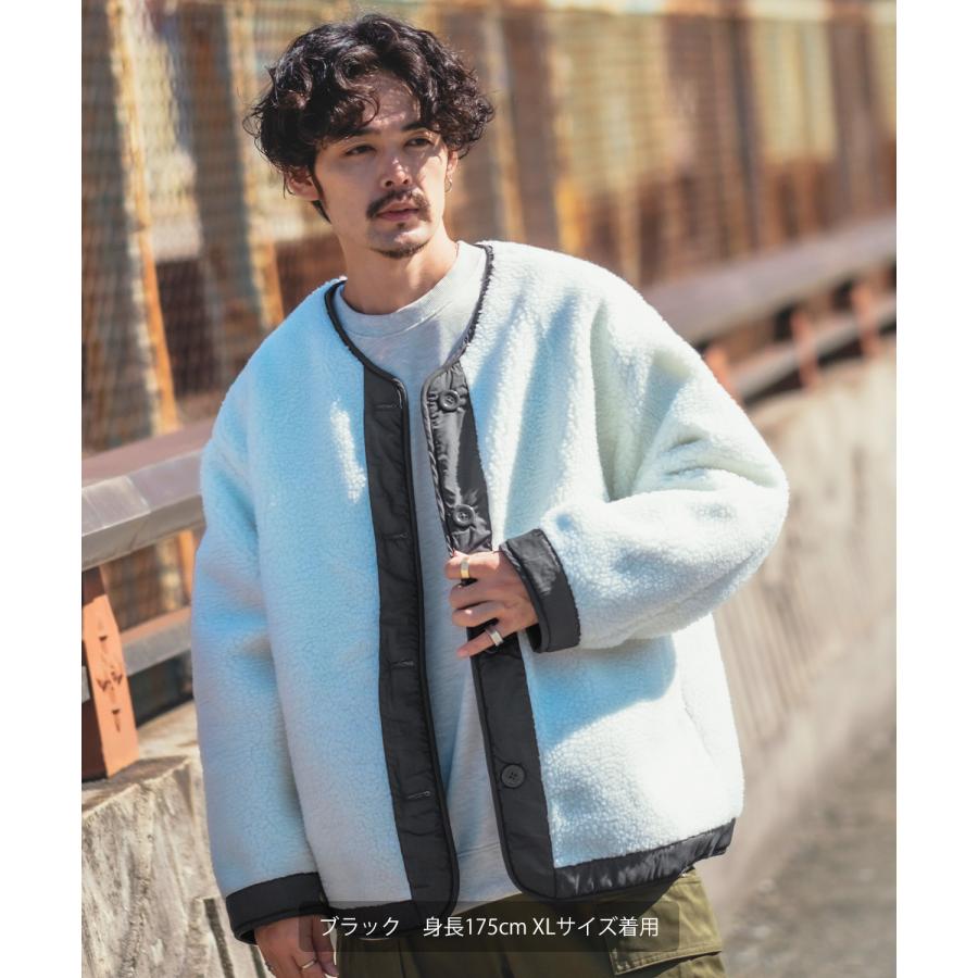 improves（インプローブス） キルティングジャケット メンズ ボア