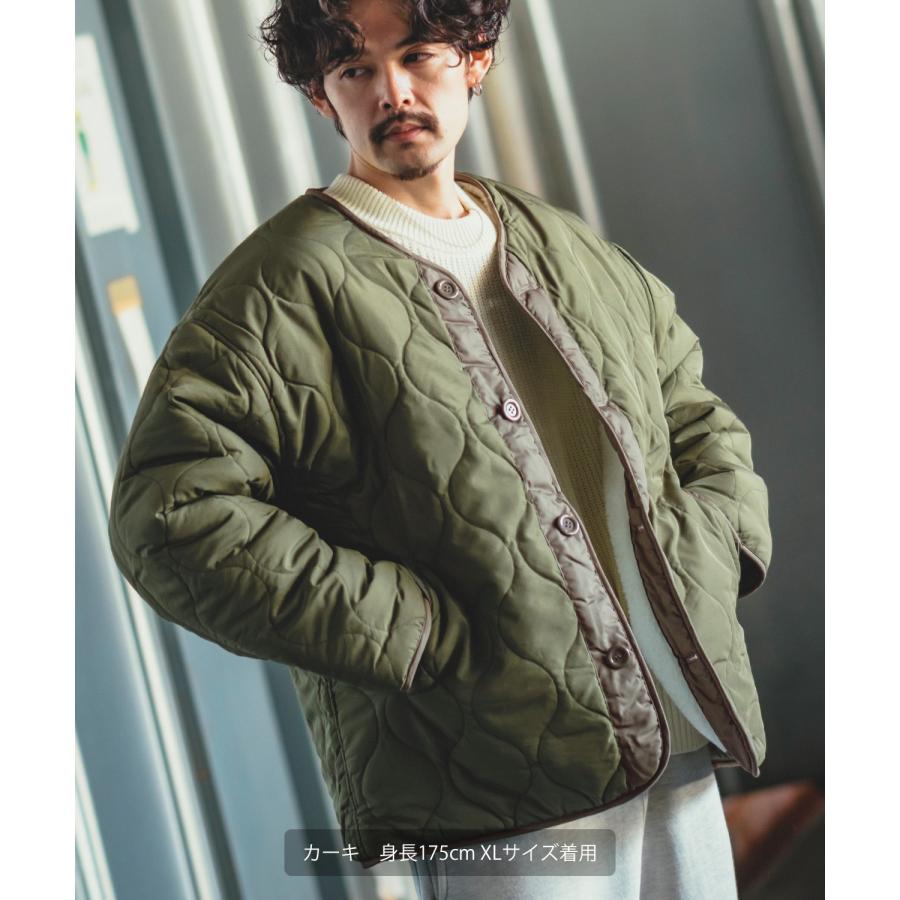 improves（インプローブス） キルティングジャケット メンズ ボア
