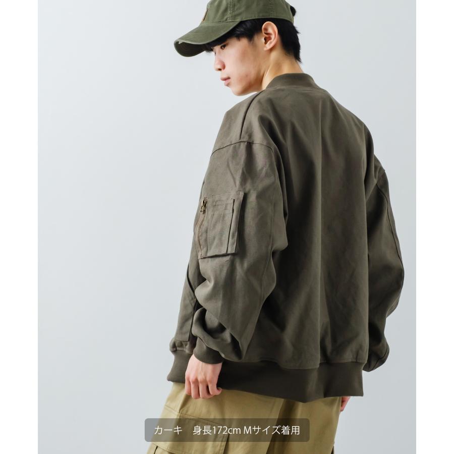 Daini ダイニ MA-1フライトジャケット カーキ フリンジ ボンバー cvtvlist カタリスト ボンバージャケット MA-1 フライト ブルゾン
