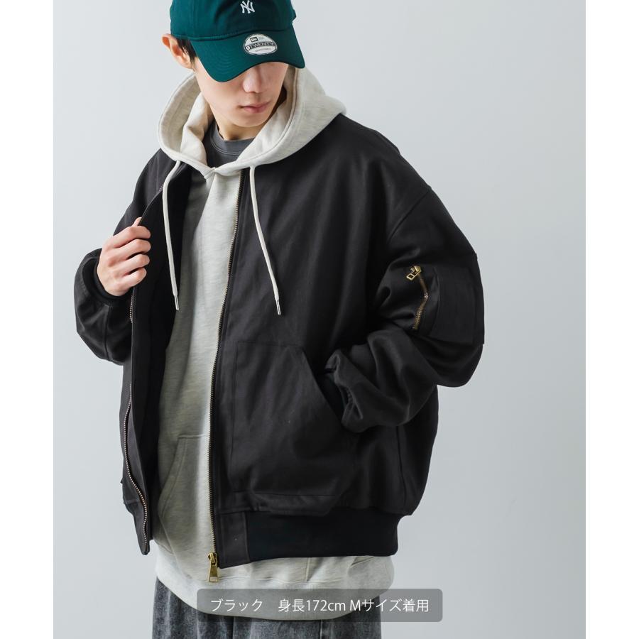 improves ブルゾン メンズ ダックジャケット MA-1 ボンバージャケット