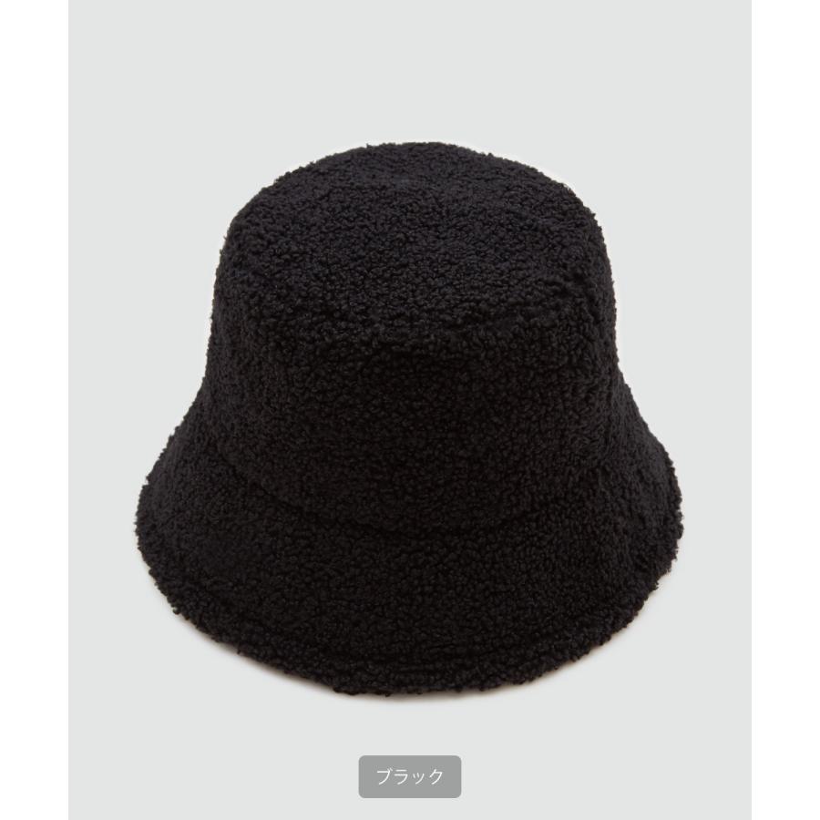 ハット メンズ レディース バケットハット 帽子 ボア ストリート 韓国ファッション カジュアル 古着MIX ブラック ブラウン ホワイト | improves | 10