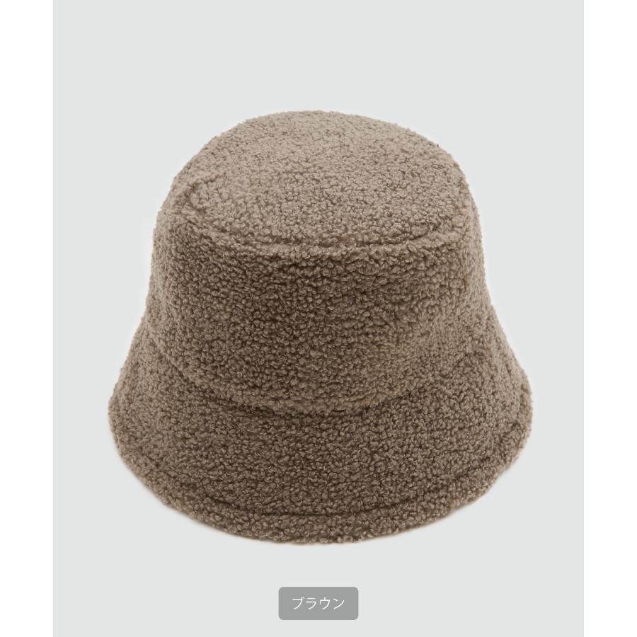 ハット メンズ レディース バケットハット 帽子 ボア ストリート 韓国ファッション カジュアル 古着MIX ブラック ブラウン ホワイト | improves | 11