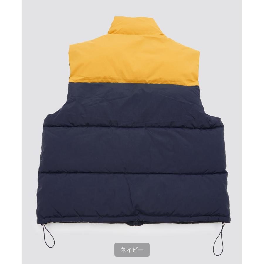 improves（インプローブス） ダウンベスト メンズ ワッペン 切替え