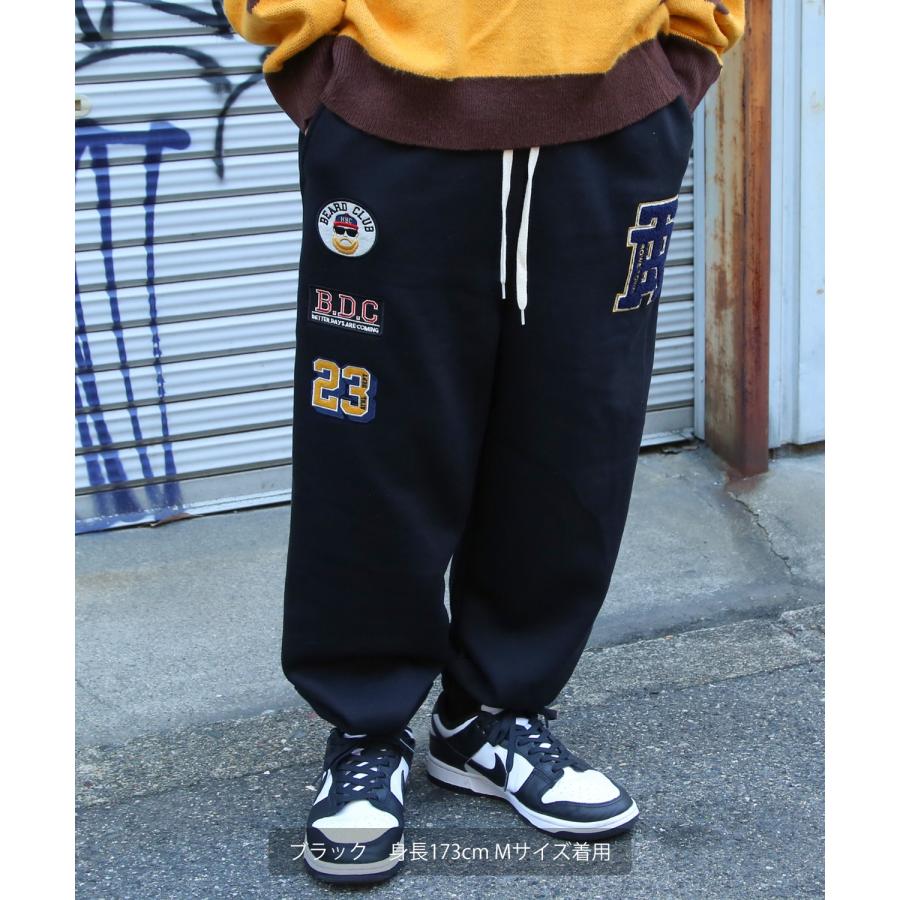 improves スウェットパンツ メンズ ワッペン 刺しゅう 裏起毛 improves スウェットパンツ メンズ ワッペン 刺しゅう 裏起毛