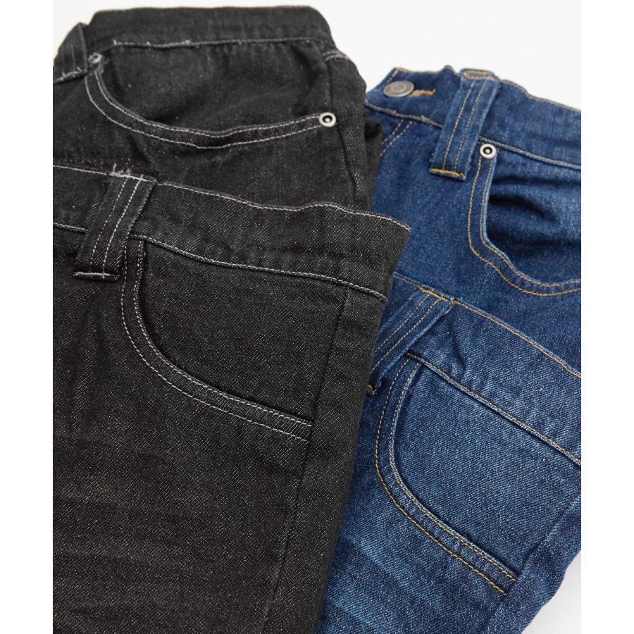 デニムパンツ メンズ ダブルウエスト バギーパンツ ワイド ジーンズ イージーパンツ 大きめ アメカジ カジュアル スケーター ストリート | improves | 17