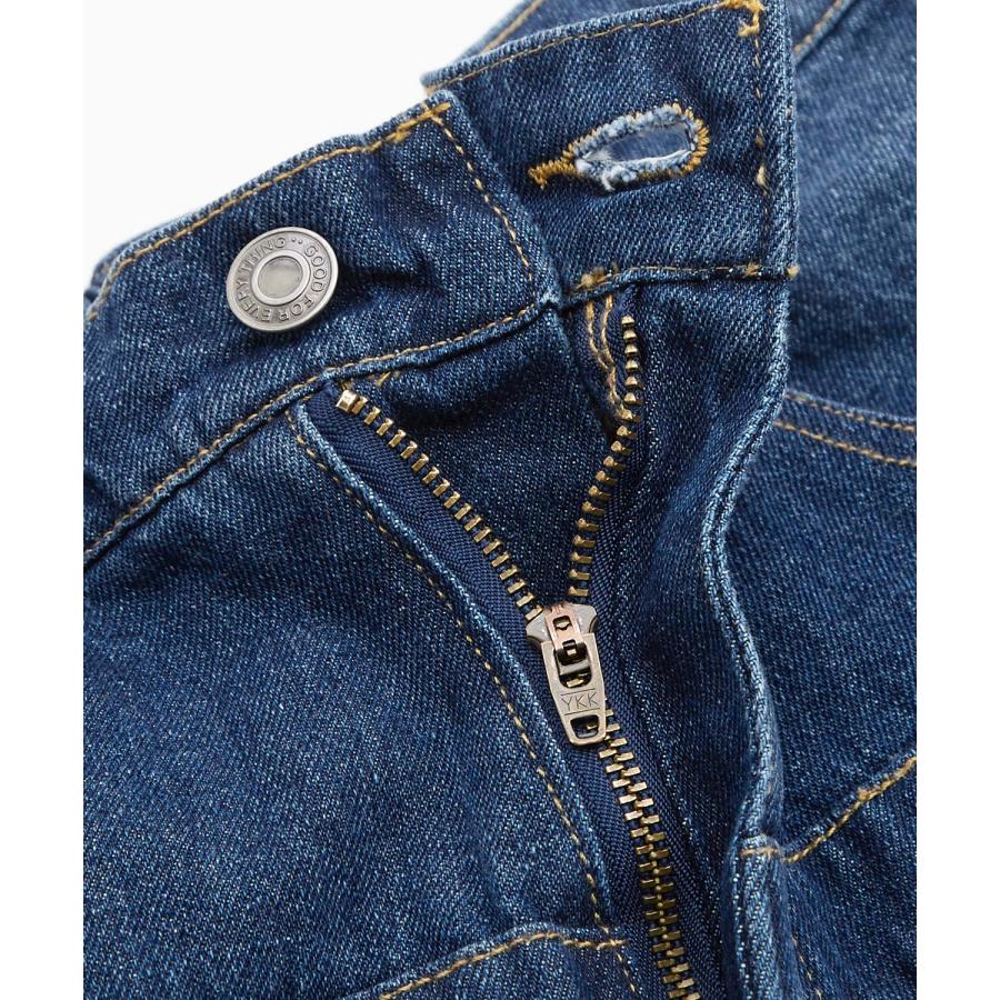 デニムパンツ メンズ ダブルウエスト バギーパンツ ワイド ジーンズ イージーパンツ 大きめ アメカジ カジュアル スケーター ストリート | improves | 18