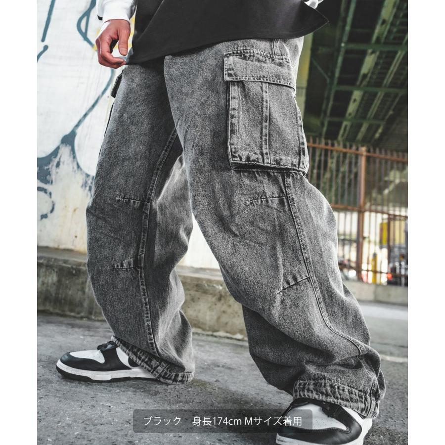 improves（インプローブス） デニムパンツ メンズ カーゴパンツ