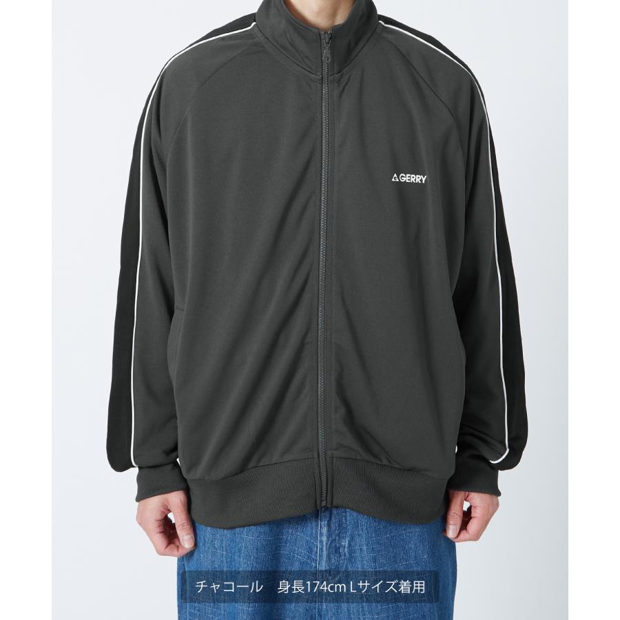 ジャケット メンズ GERRY ジェリー ライントラック トレーニング ジャージ ウィンドブレーカー ブルゾン ジャンパー ワンポイント バックプリント アウトドア | GERRY | 12
