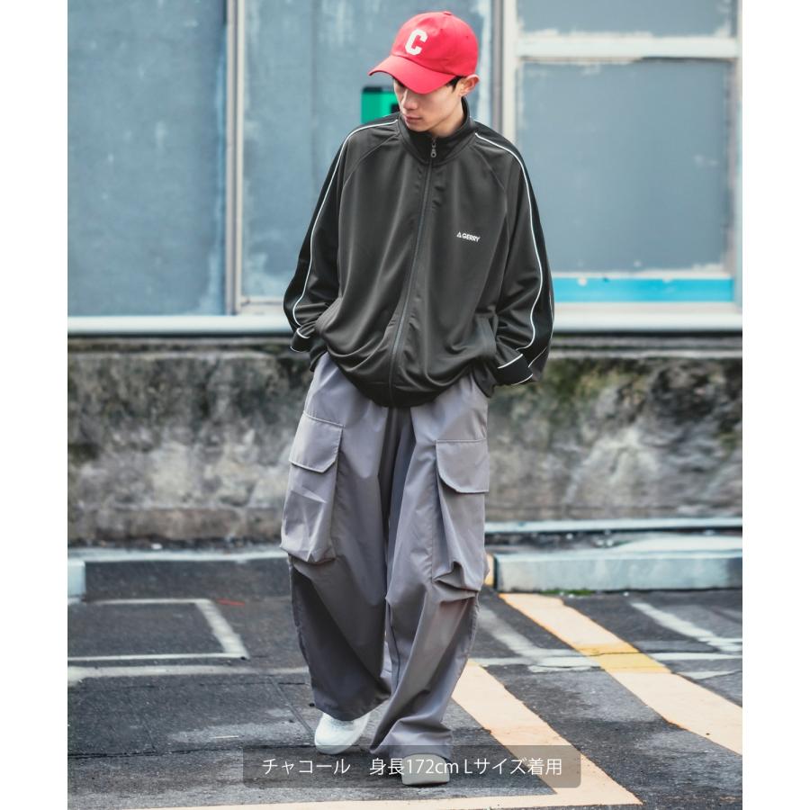 ジャケット メンズ GERRY ジェリー ライントラック トレーニング ジャージ ウィンドブレーカー ブルゾン ジャンパー ワンポイント バックプリント アウトドア | GERRY | 09