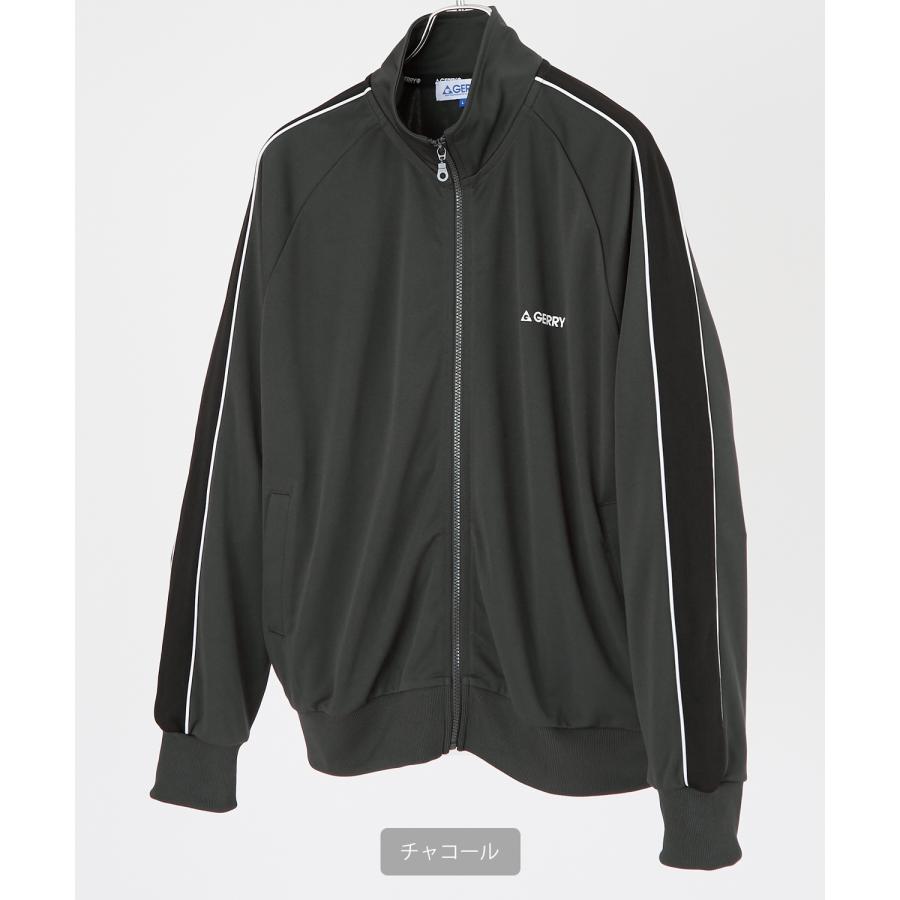 ジャケット メンズ GERRY ジェリー ライントラック トレーニング ジャージ ウィンドブレーカー ブルゾン ジャンパー ワンポイント バックプリント アウトドア | GERRY | 10
