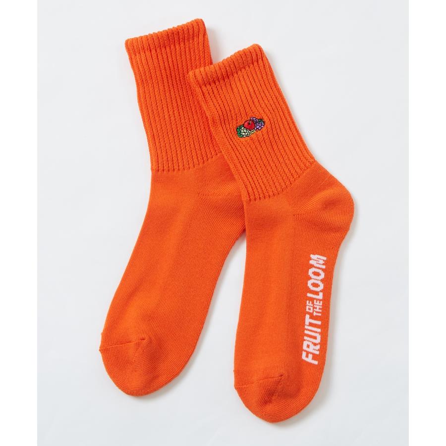 ソックス FRUIT OF THE LOOM/フルーツオブザルーム 3足セット ワンポイント 刺しゅう カラーソックス スニーカーソックス 靴下 くつした | FRUIT OF THE LOOM | 02