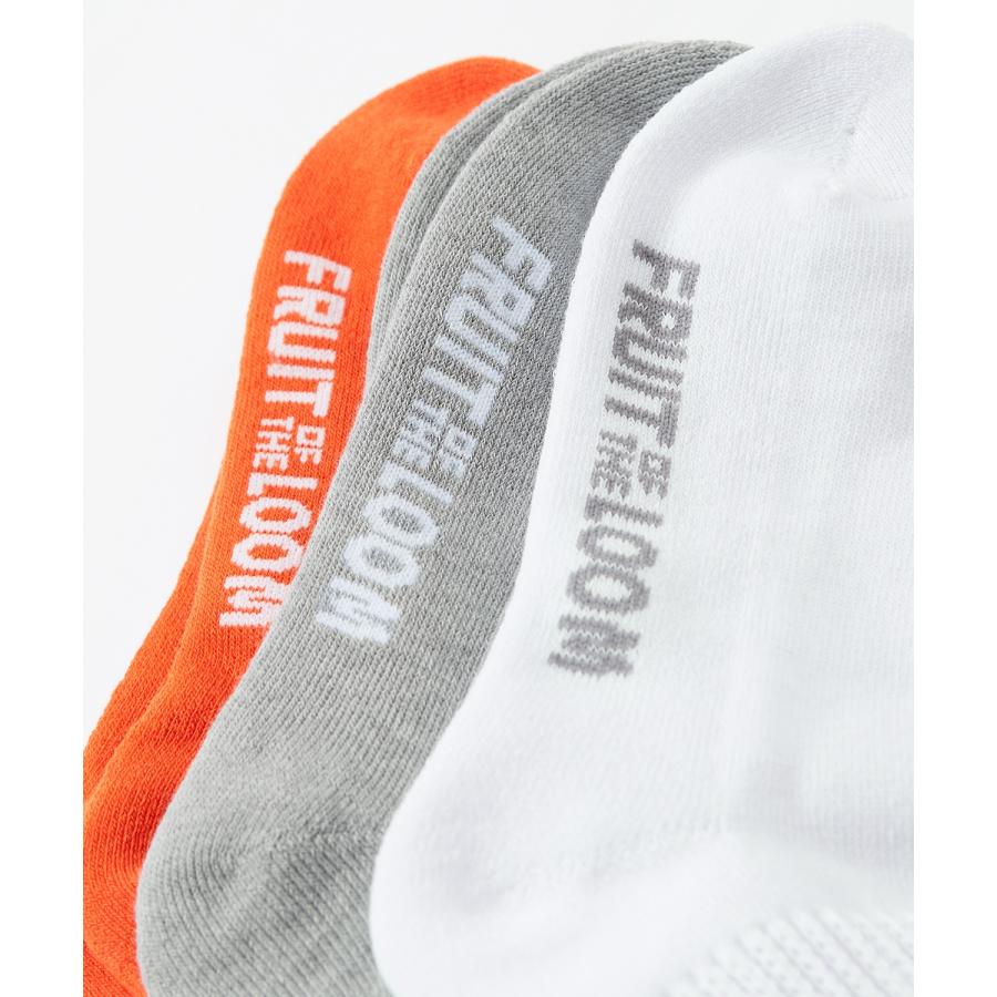 ソックス FRUIT OF THE LOOM/フルーツオブザルーム 3足セット ワンポイント 刺しゅう カラーソックス スニーカーソックス 靴下 くつした | FRUIT OF THE LOOM | 06