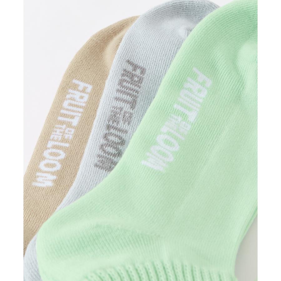 ソックス メンズ FRUIT OF THE LOOM/フルーツオブザルーム 3足セット ワンポイント 刺しゅう カラーソックス スニーカーソックス 靴下 くつした | FRUIT OF THE LOOM | 06