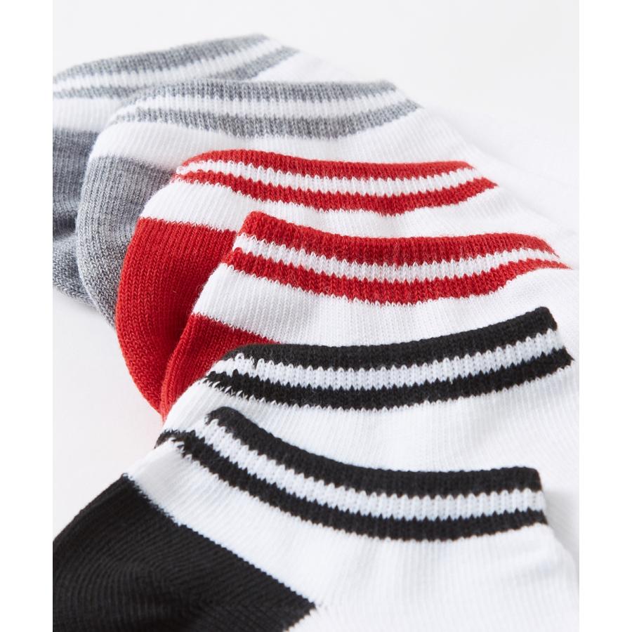 ソックス メンズ Dickies/ディッキーズ 3足セット ラインデザイン ショートソックス スニーカーソックス アンクルソックス くるぶし丈 靴下 くつした | Dickies | 05