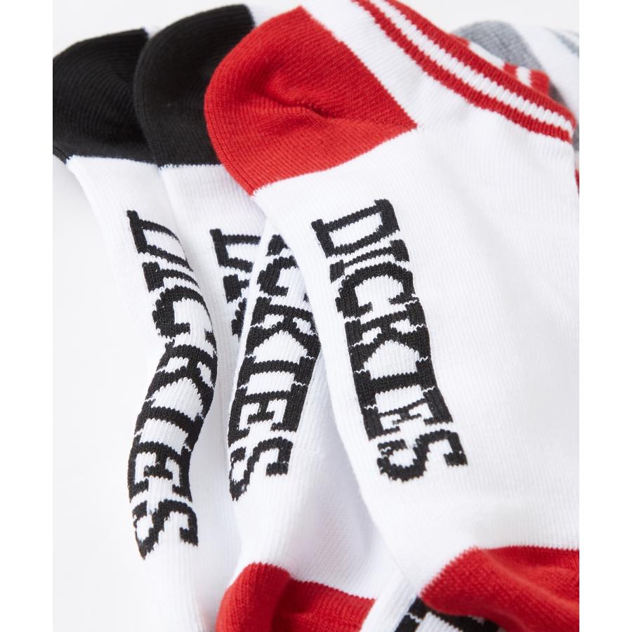 ソックス メンズ Dickies/ディッキーズ 3足セット ラインデザイン ショートソックス スニーカーソックス アンクルソックス くるぶし丈 靴下 くつした | Dickies | 06