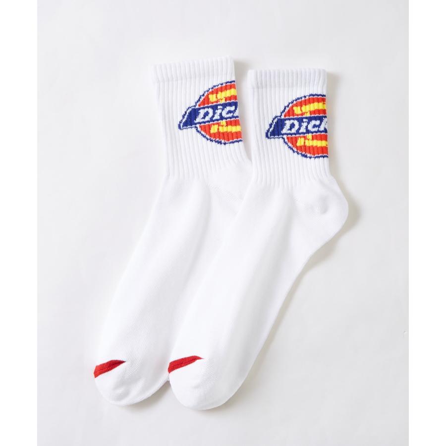 ソックス メンズ Dickies/ディッキーズ 3足セット ブランドロゴ スニーカーソックス ミドル丈 靴下 くつした ブランド カジュアル | Dickies | 02