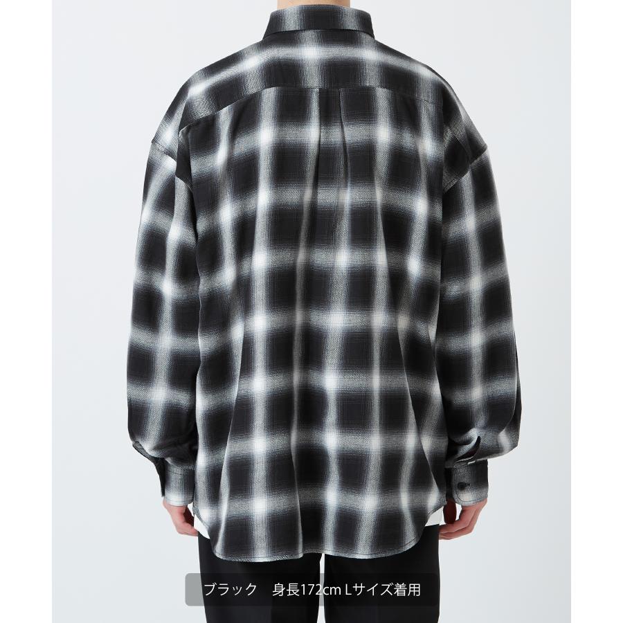 improves（インプローブス） 長袖シャツ メンズ オンブレ チェック