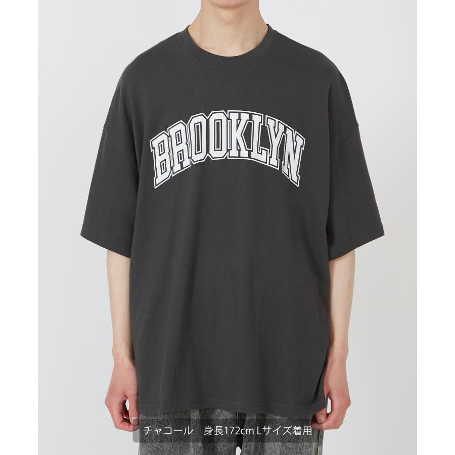 Tシャツ メンズ 半袖 カットソー カレッジロゴ プリント ビッグサイズ オーバーサイズ 古着MIX アメカジ ストリート カジュアル 韓国ファッション | improves | 07