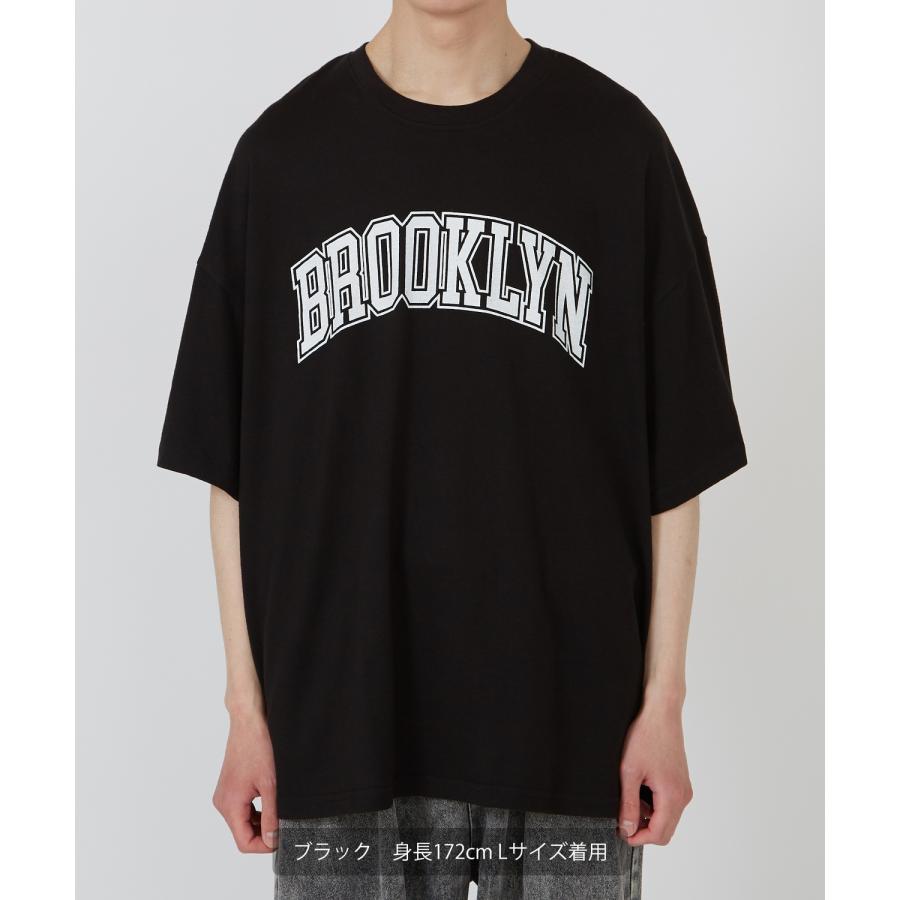 Tシャツ メンズ 半袖 カットソー カレッジロゴ プリント ビッグサイズ オーバーサイズ 古着MIX アメカジ ストリート カジュアル 韓国ファッション | improves | 10