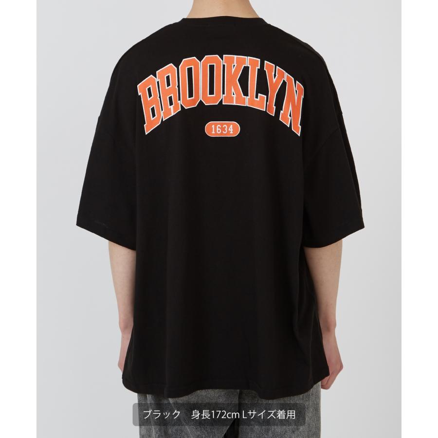 Tシャツ メンズ 半袖 カットソー カレッジロゴ プリント ビッグサイズ オーバーサイズ 古着MIX アメカジ ストリート カジュアル 韓国ファッション | improves | 11