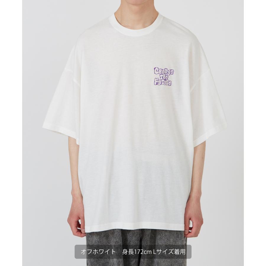 Tシャツ メンズ 半袖 カットソー タギング ロゴ プリント ビッグサイズ オーバーサイズ 古着MIX アメカジ ストリート スケーター カジュアル 韓国ファッション | improves | 04