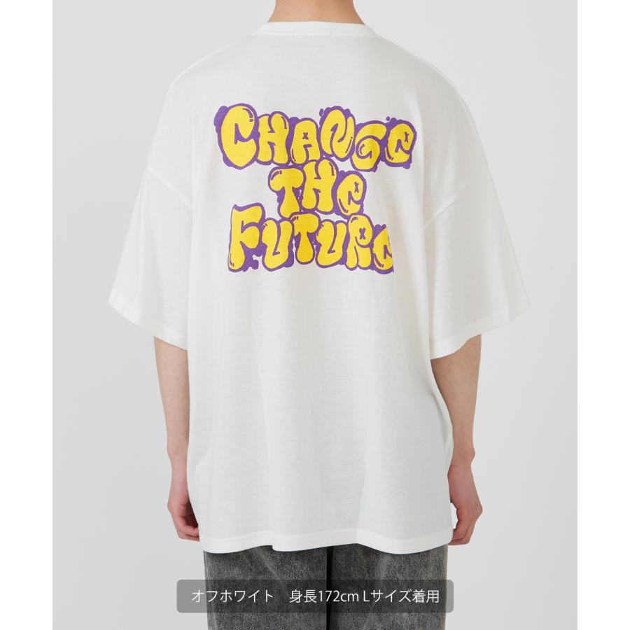 Tシャツ メンズ 半袖 カットソー タギング ロゴ プリント ビッグサイズ オーバーサイズ 古着MIX アメカジ ストリート スケーター カジュアル 韓国ファッション | improves | 05