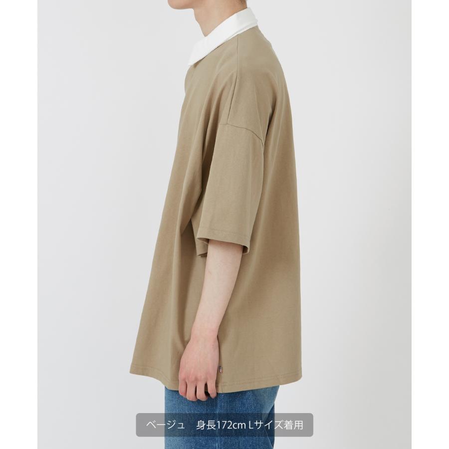 ポロシャツ メンズ USコットン アメリカ綿 半袖 無地 ラガーシャツ ビッグサイズ オーバーサイズ 古着MIX アメカジ ストリート スケーター カジュアル | improves | 06