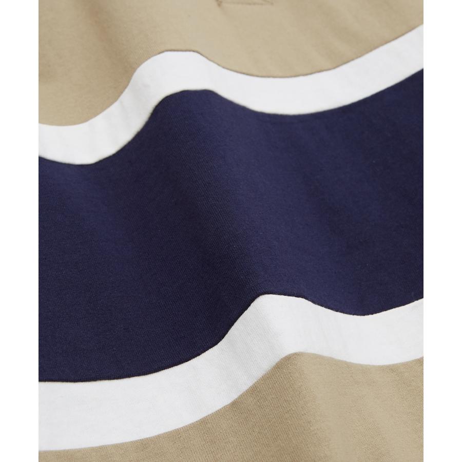 ポロシャツ メンズ USコットン アメリカ綿 切り替え ボーダー 半袖 無地 ラガーシャツ ビッグサイズ オーバーサイズ 古着MIX アメカジ ストリート | improves | 21