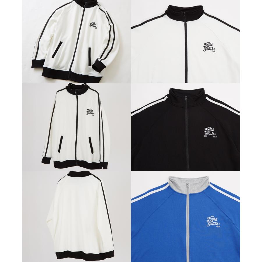 ジャケット メンズ バイカラー 刺しゅう ライントラック トレーニング 裏毛スウェット ブルゾン ジャンパー アウトドア ストリート レトロ アメカジ 古着MIX | improves | 17